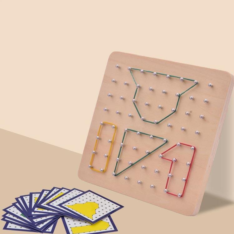 【特価商品】Thoth Montessori 木製ジオボード 数学的操作材料 配 81wqx1yCGZL._AC_UF350,