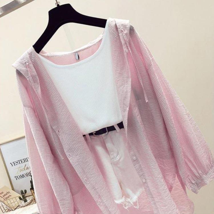 パーカー シアーパーカー シアー おしゃれ 体型カバー UVカット