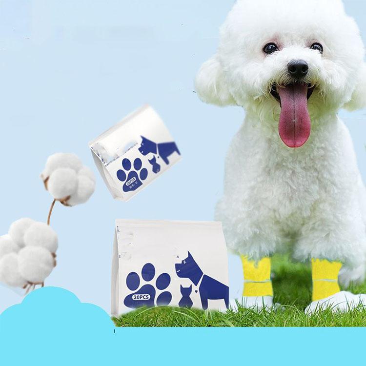 犬の靴 使い捨て 犬のシューズ 60個セット ドッグブーツ 不織布