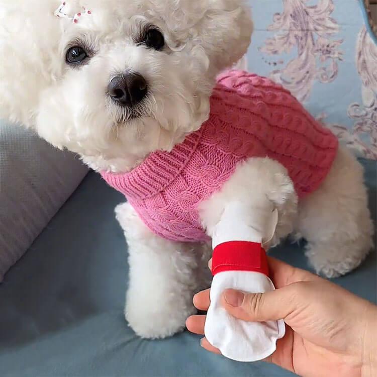 犬の靴 使い捨て 犬のシューズ 60個セット ドッグブーツ 不織布