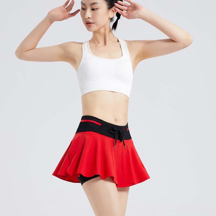 ランニングパンツ ランニング ポケット スカート フレアスカート