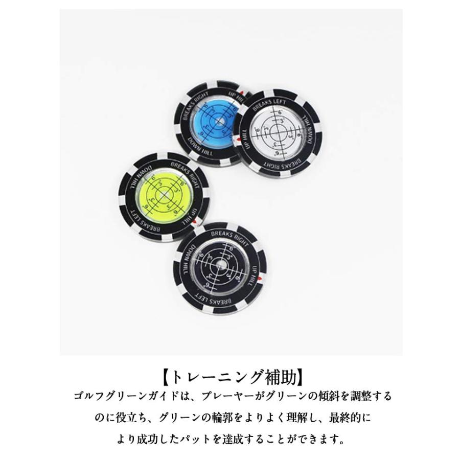 ゴルフマーカー パッティング ガイド 水平器 マーカー ゴルフ