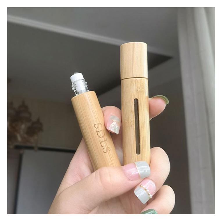 2本セット】アトマイザー ロールオン 香水 5ml 10ml ナチュラル 高級感