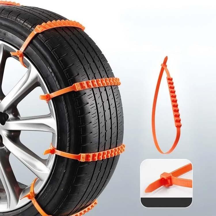 20本入り タイヤチェーン 非金属 高性能 スノーチェーン 汎用 樹脂