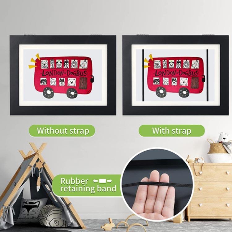 ハンドメイド A3サイズ用アートフレーム 2点 2個セット a3 アートフレーム 子供の絵 収納 額縁 マグネット