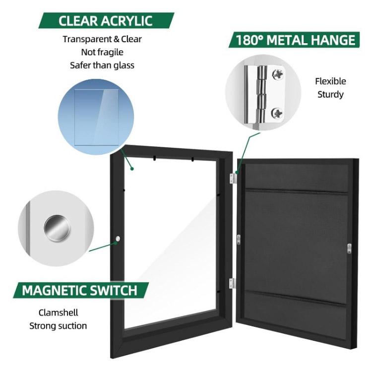 2個セット a3 アートフレーム 子供の絵 収納 額縁 マグネット