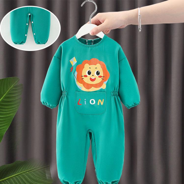 プレイウェア 子供 キッズ 長袖 お砂場着 撥水 防水 スモック ベビー