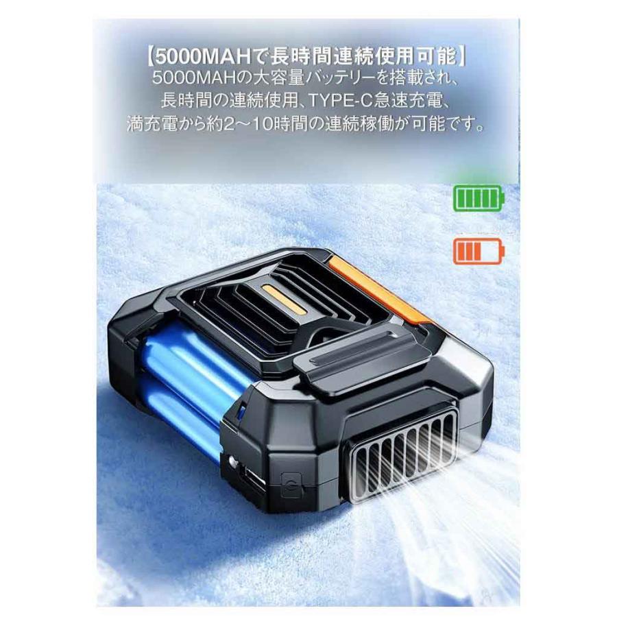 腰掛け扇風機 1台4役 USB充電式 強力 腰掛けファン ベルトファン 卓上
