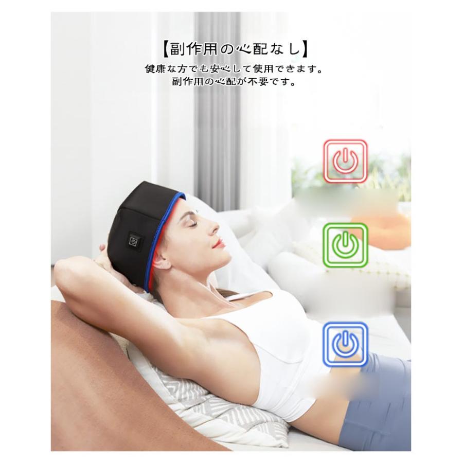 LED 育毛キャップ 赤色 led 育毛 頭皮ケア ヘアケア 育毛システム120個