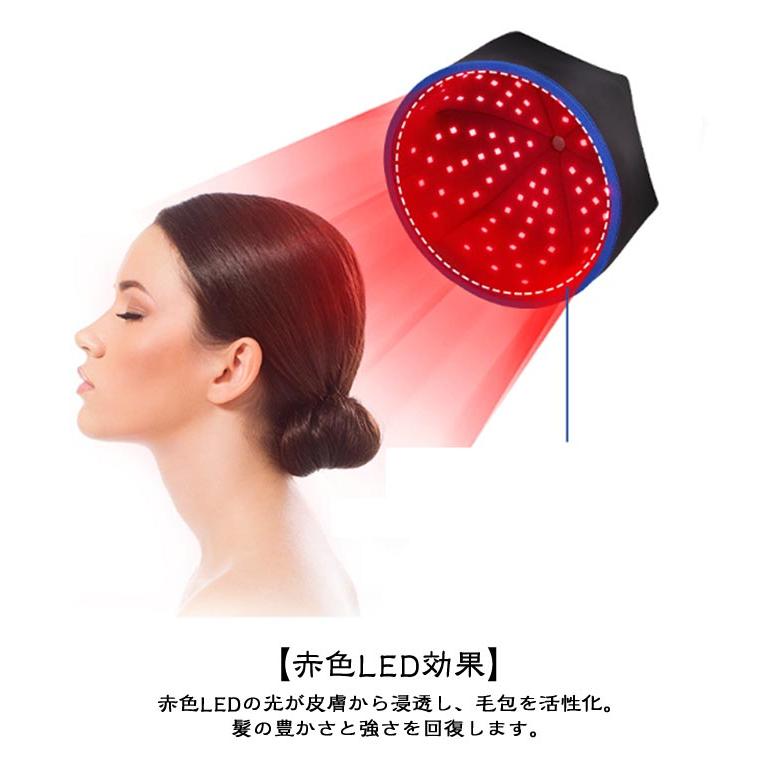 LED 育毛キャップ 赤色 led 育毛 頭皮ケア ヘアケア 育毛システム120個