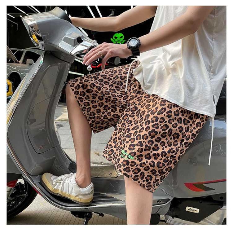 ハーフパンツ メンズ ショートパンツ ズボン 大きいサイズ ヒョウ柄
