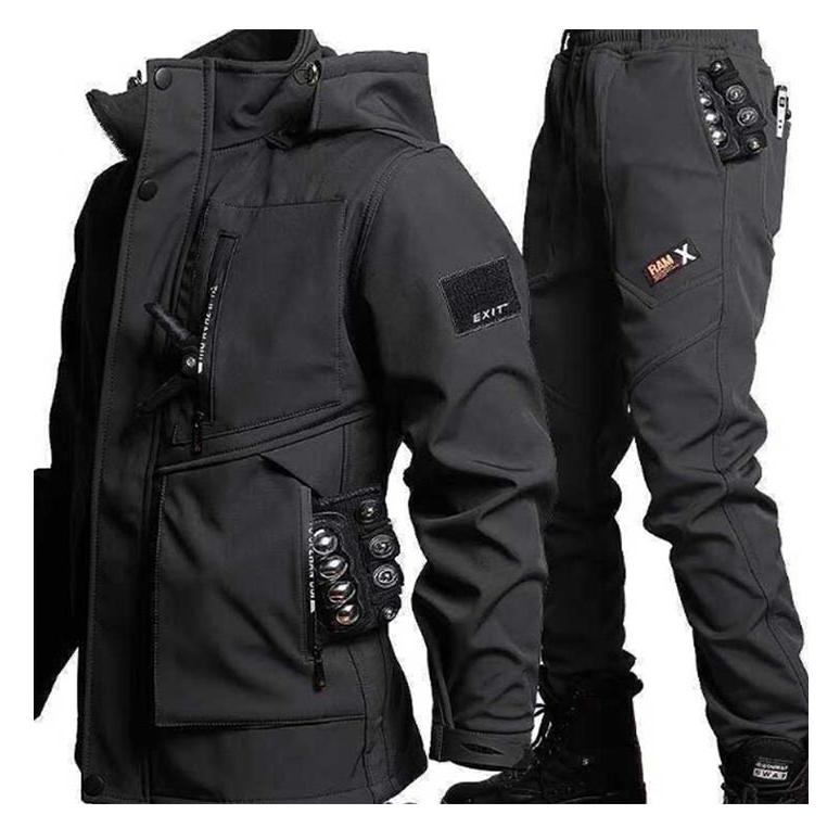 撥水 マウンテンパーカー 上下セット メンズ 厚手 裏起毛 防寒 防風