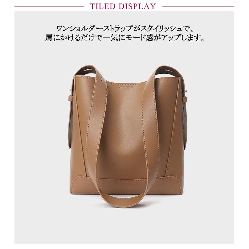 本革トートバッグ ハンドバッグ ワンショルダー PUレザー バッグ