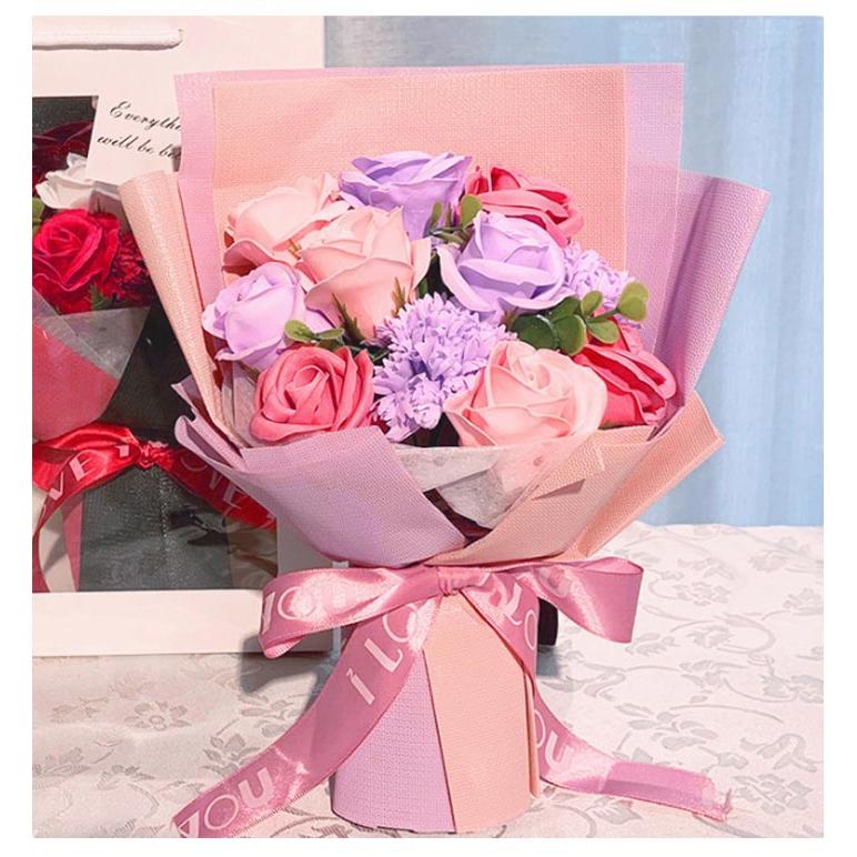 ソープフラワー バレンタインデー 新生活 プレゼント 花束 ブーケ 薔薇