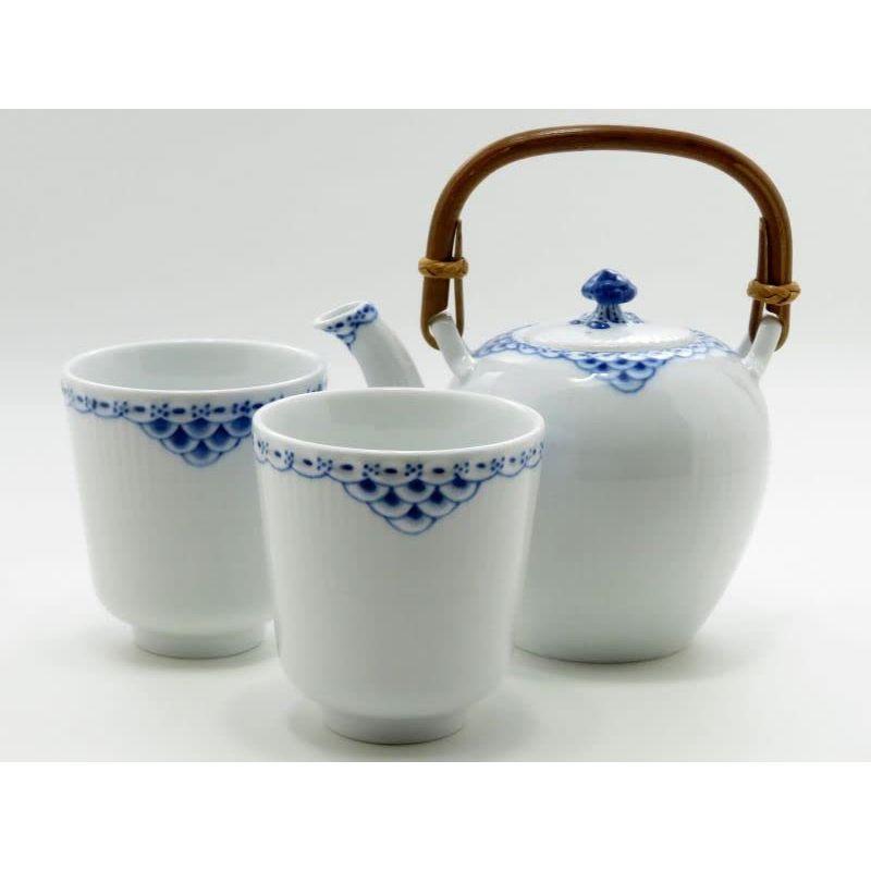 ロイヤルコペンハーゲン 茶器 セットプリンセス ブルー 急須 1個 湯呑