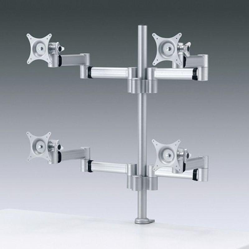 サンワサプライ 水平多関節液晶モニターアーム(4面) CR-LA904N