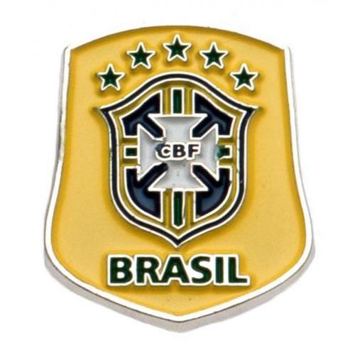 ブラジル代表 オフィシャル ピンバッジ クレスト (サッカー サポーター グッズ)