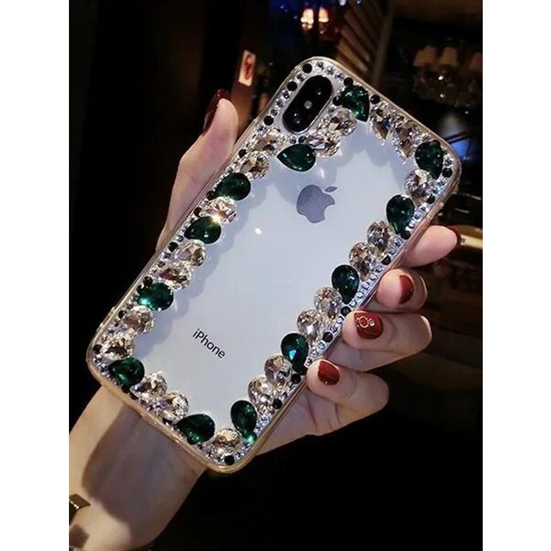 携帯アクセサリー スマホケース ラインストーンデコレーション携帯ケース Iphone アイフォン スマホケース Se Ec Studio 通販 Yahoo ショッピング