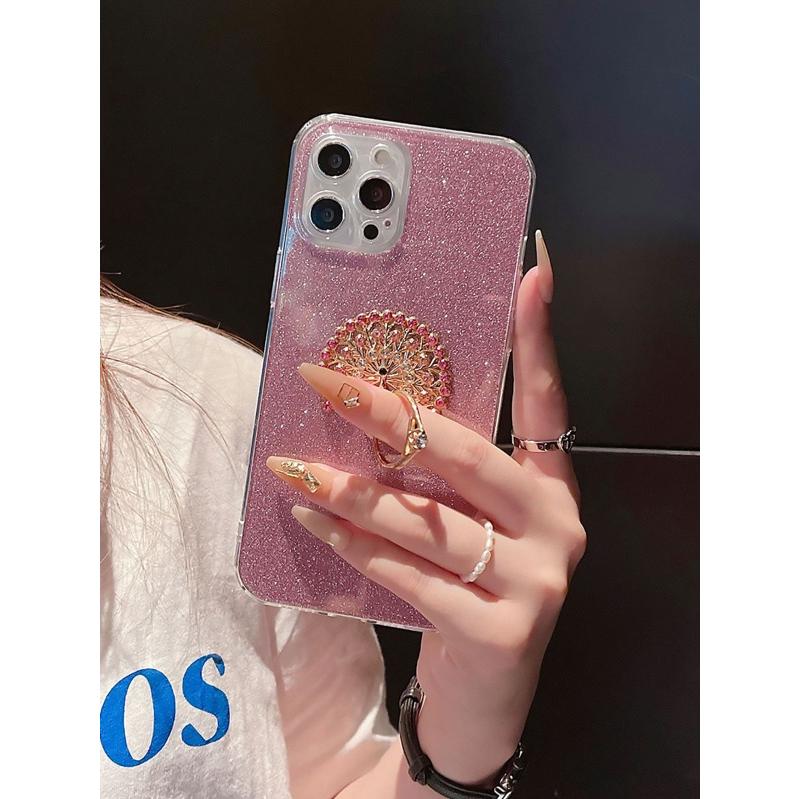携帯アクセサリー スマホケース ラインストーン電話リングホルダー付きスパンコール電話ケース Iphone アイフォン スマホケース Se Ec Studio 通販 Yahoo ショッピング