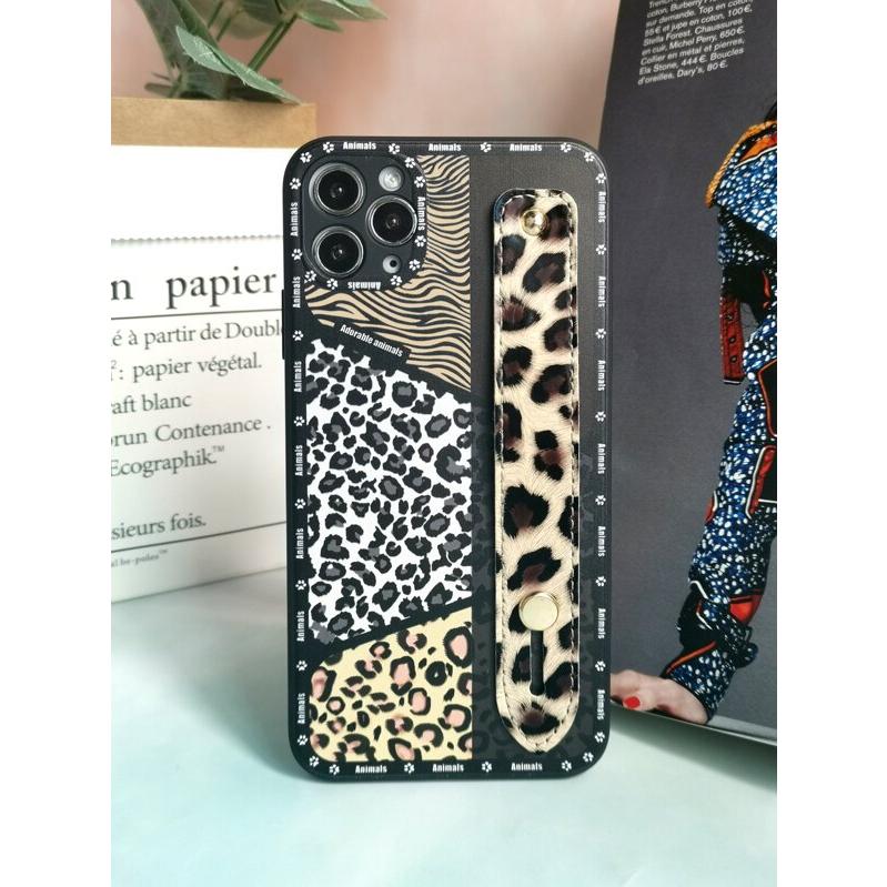携帯アクセサリー スマホケース スマホケース ヒョウ柄 リストバンドホルダー付き Iphone アイフォン スマホケース Se Ec Studio 通販 Yahoo ショッピング