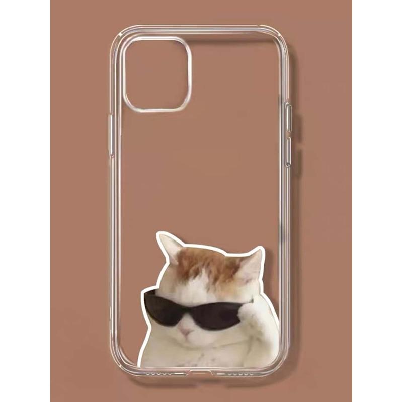 携帯アクセサリー スマホケース カッコイイ ネコ クリア携帯ケース アイフォン Iphone ケース Se Ec Studio 通販 Yahoo ショッピング