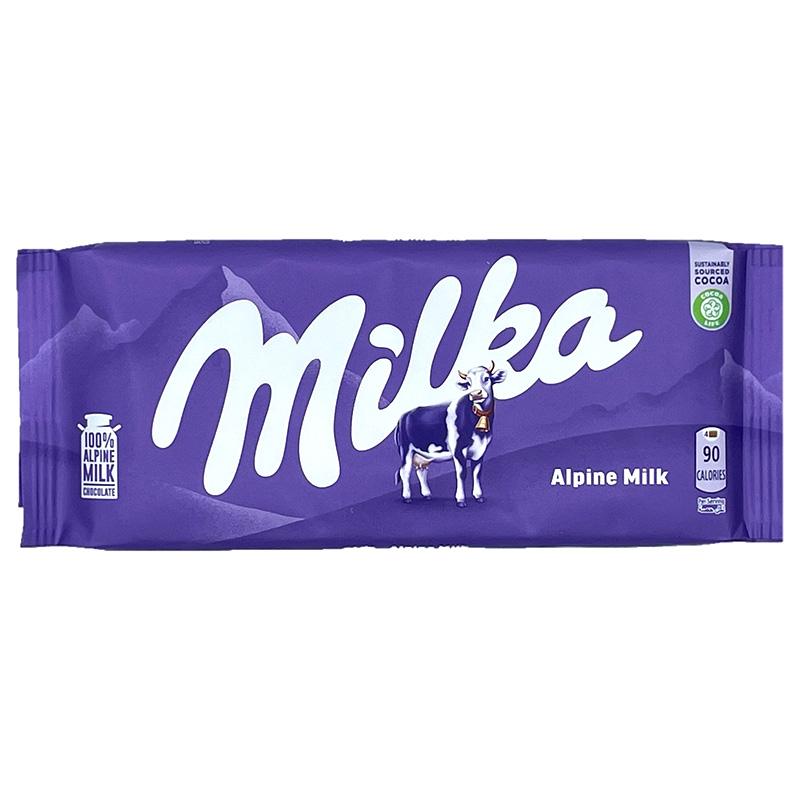 Milka ミルカ アルペンミルク 90g×1個 ミルクチョコレート 板チョコ