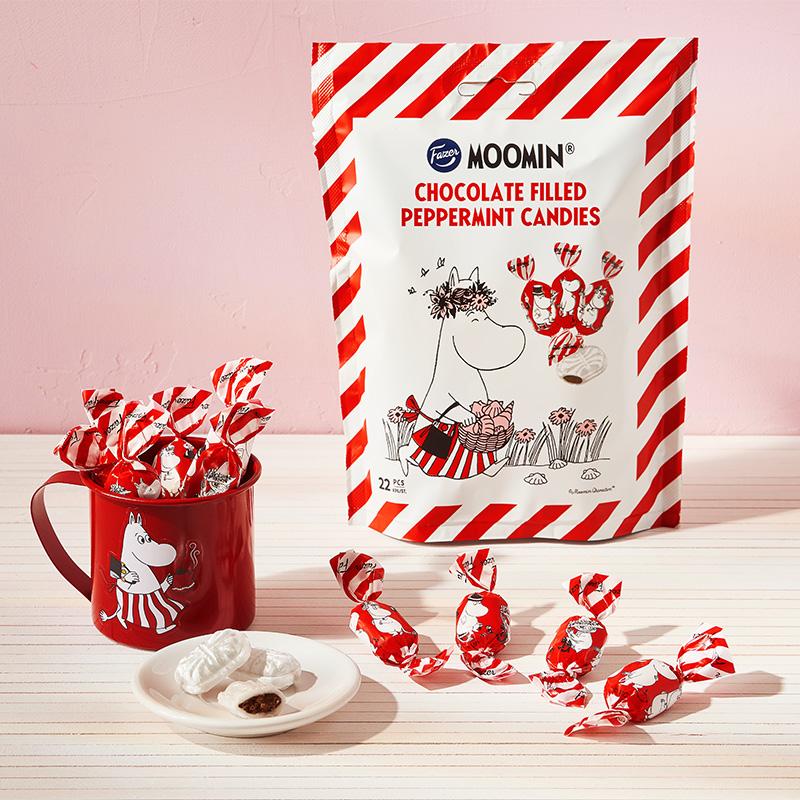 Fazer ファッツェル ムーミン ペパーミントキャンディー 120g 個包装