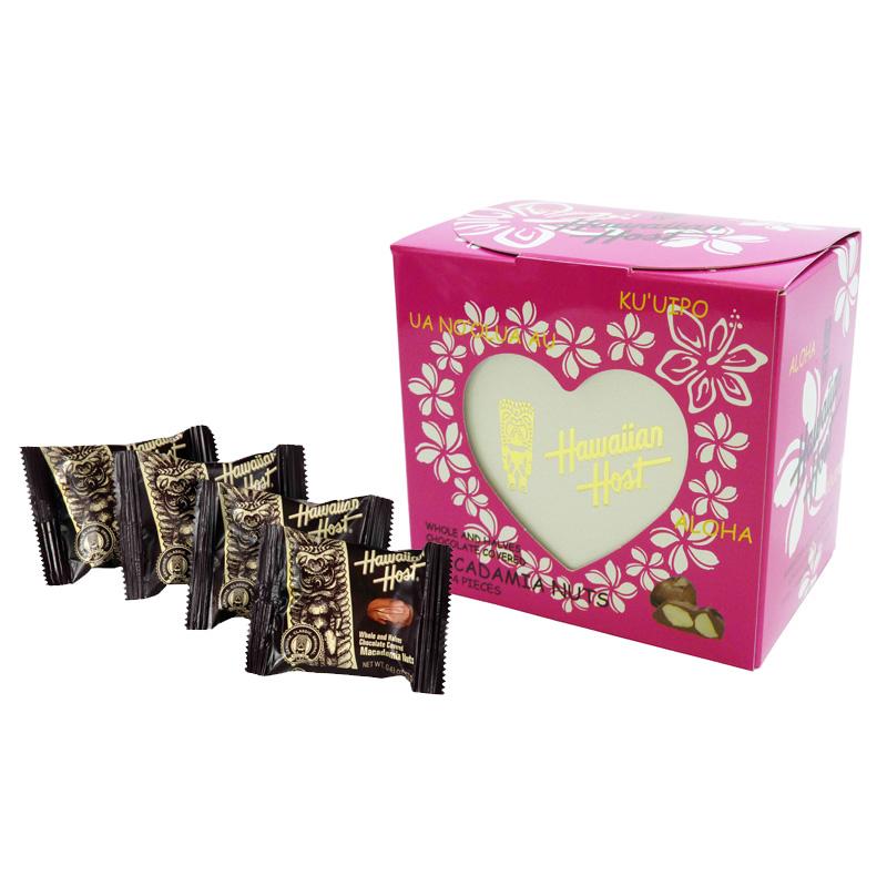 ハワイアンホースト ハートギフトピンク 1袋4粒入り48g 個包装