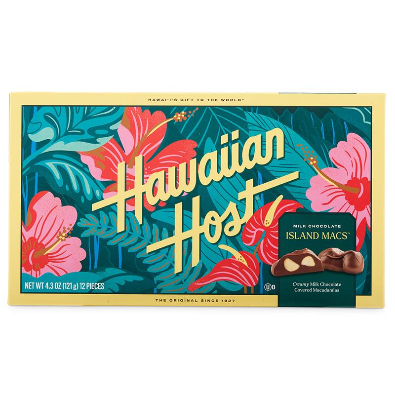 ハワイアンホースト ハイビスカスマカダミアナッツチョコレート 20箱セット(1箱あたり12粒121g入） Hawaiian Host マカデミア 輸入菓子 夏季クール_3