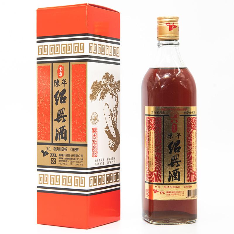 埔里酒廠 陳年紹興酒 熟成8年 600ml 専用箱入り 中国酒 16.5°化粧