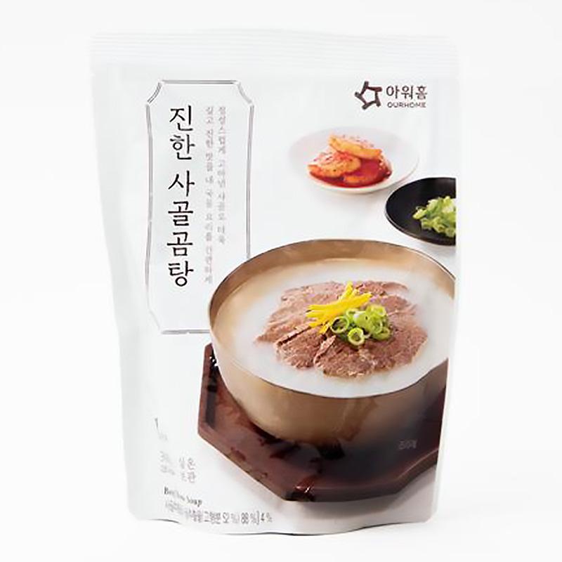 食品まとめ売り 大量セット UFO・レトルトごはん・韓国のり・スープデリ・ラ王 OURHOME コムタンスープ 300g 100%牛骨スープ 本格 濃厚 コラーゲン