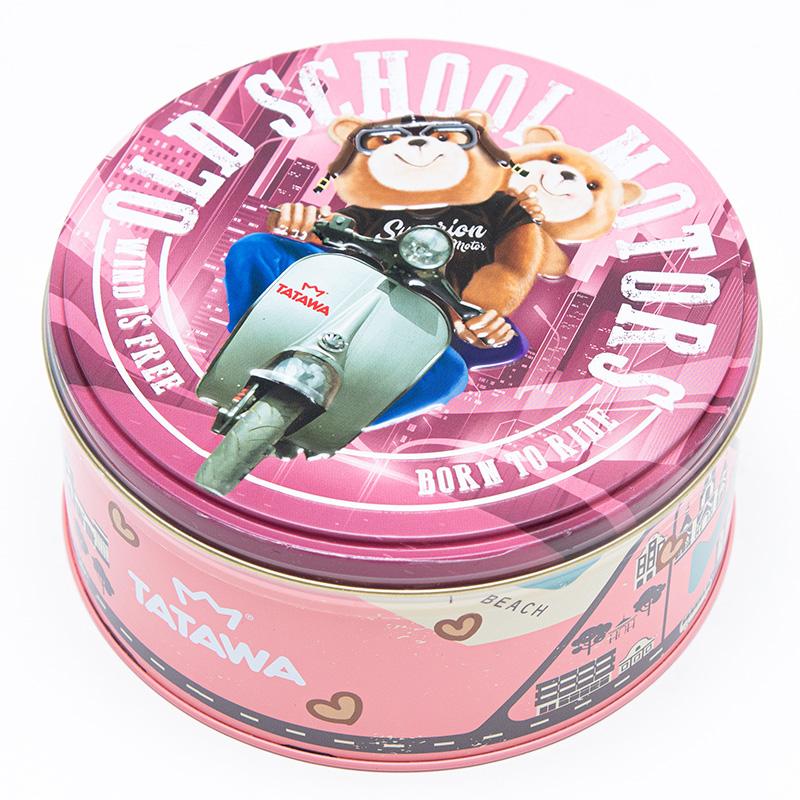 TATAWA タタワ 缶入りバタークッキー 1缶12枚入108g 個包装 オートバイ