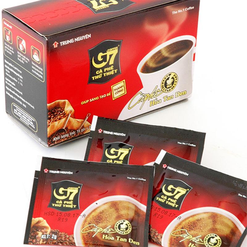チュンゲン G7 インスタントブラックコーヒー 30g(15袋入) VIETNAM 粉