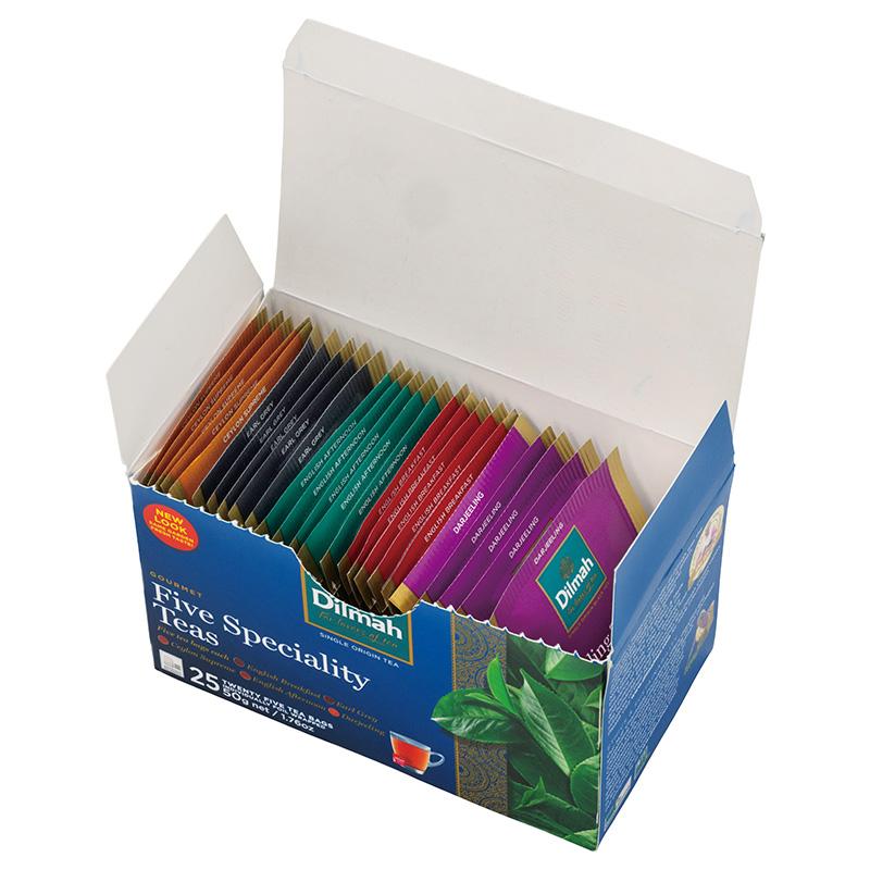 Dilmah ディルマ 紅茶バラエティパック 50g(25袋入) 個包装 5種類
