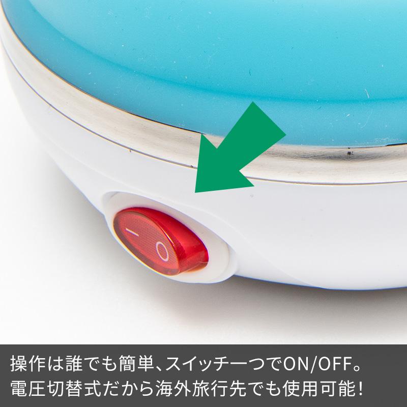 ミヨシ 電気ケトル 携帯用 電気折りたためるトラベルケトル 500ml 旅人