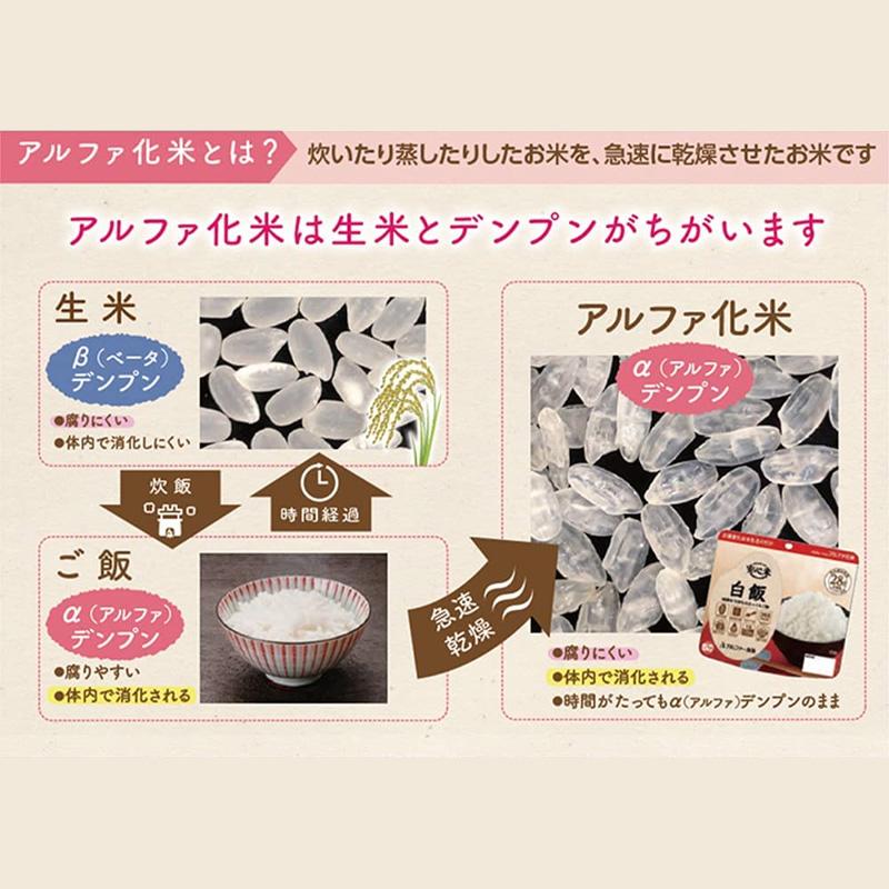非常食 50食セット 安心米クイック 五目ご飯 50食入 アルファ米 5年