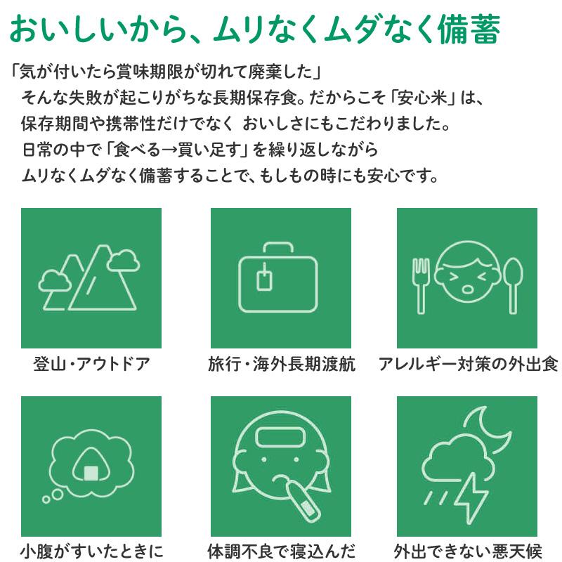 非常食 50食セット 安心米クイック ドライカレー 50食入 アルファ米 5