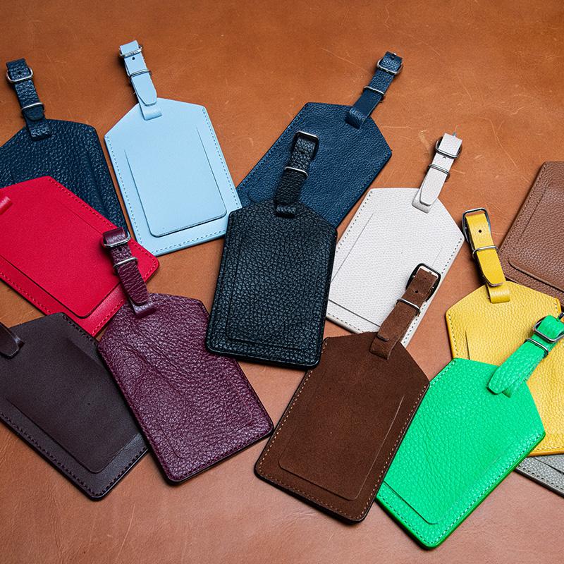 CONCISE 本革カラフルネームタグ 全13色 メール便送料無料 ラゲージ