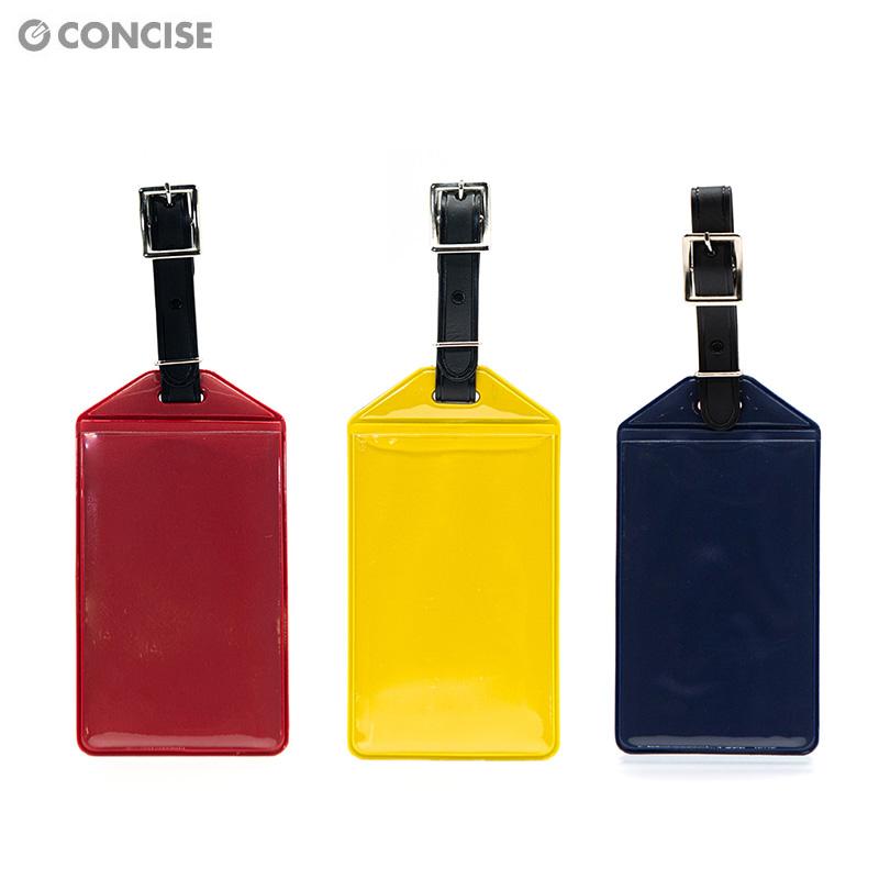 CONCISE（コンサイス） ネームタッグ 全3色 両面ポケット ラゲージタグ