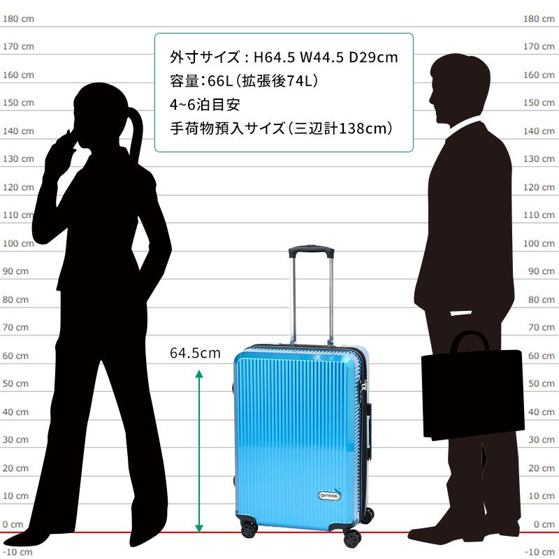 OUTDOOR PRODUCTS（アウトドアプロダクツ） スーツケース OD-0808-60