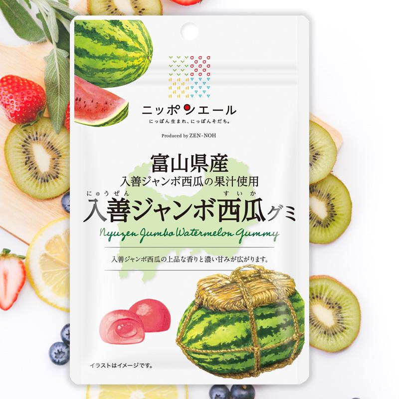 全農 ニッポンエール 富山県産入善ジャンボ西瓜グミ すいか スイカ ご