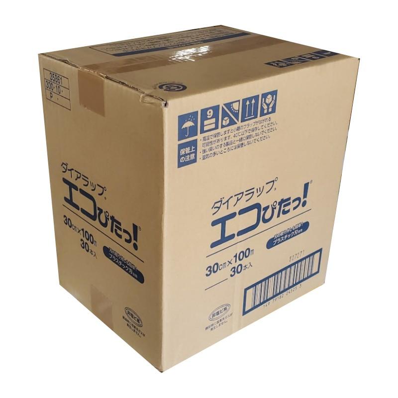 ダイアラップ30cm×100m巻　1箱30本 ダイアラップ エコぴたっ！ 30cm×100m 1ケース30本入 爆買 : ECトライ