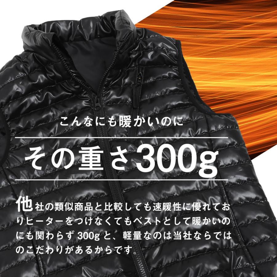 DUERFUSA（デュアルフューサ） 電熱ベスト ヒーターベスト 電熱 ベスト