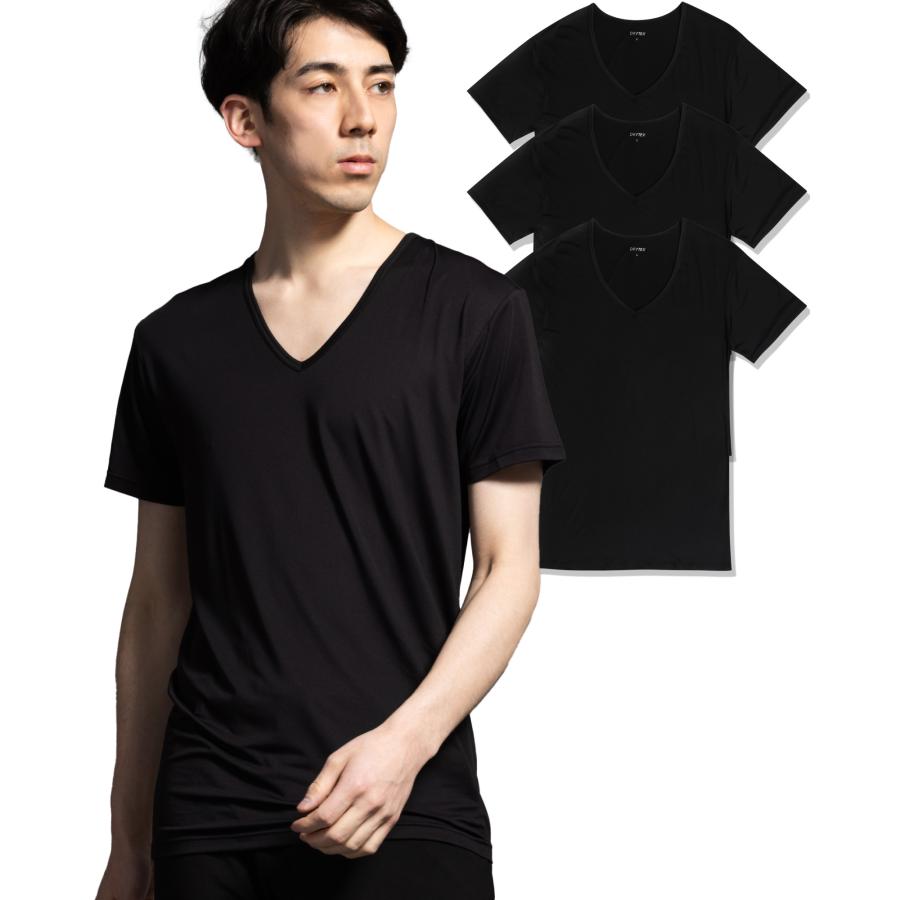 DUERFUSA（デュアルフューサ） インナーシャツ メンズ 夏 3枚組 夏