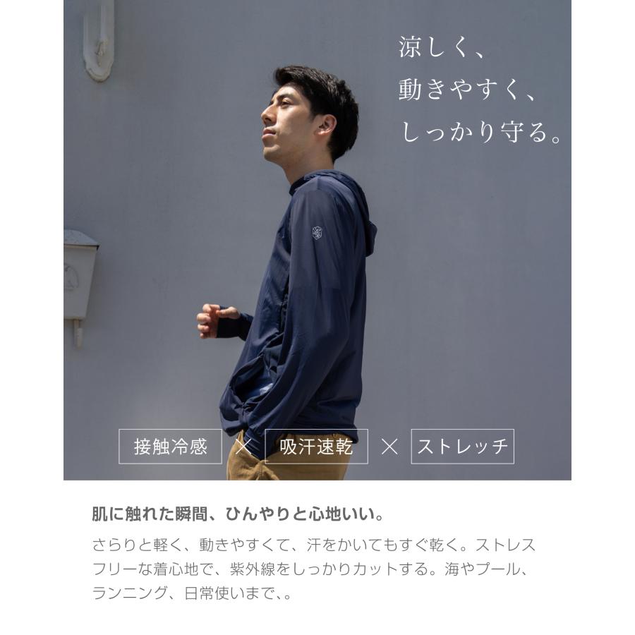 ラッシュガード メンズ 長袖 水着 UVカットパーカー 水陸両用 男女兼用 レディース 夏 涼しい 大きいサイズ  紫外線 日焼け防止 | ブランド登録なし | 07