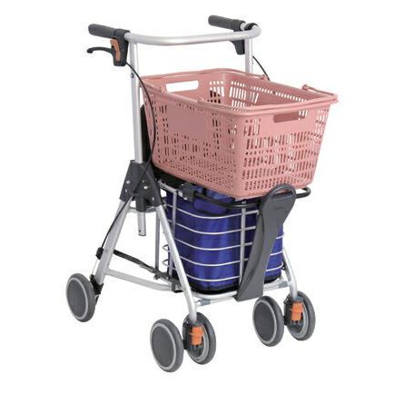 介護用品 歩行器 幸和製作所 テイコブリトルワゴン / WAW07 ネイビー