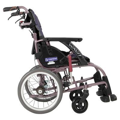 非課税商品 カワムラサイクル WAVITRoo（ウェイビットルー） 標準タイプ 16インチ WAR16-42-M 介助用 / 座幅42cm 前座高43cm ファブリック メーカー直送