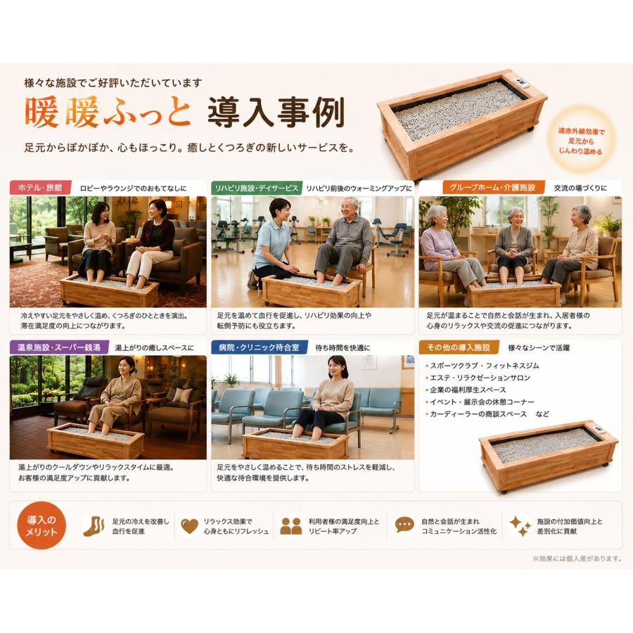 セラミック足湯 暖暖ふっと 1人用 / DW-1 SoL セラミックボール 足温器