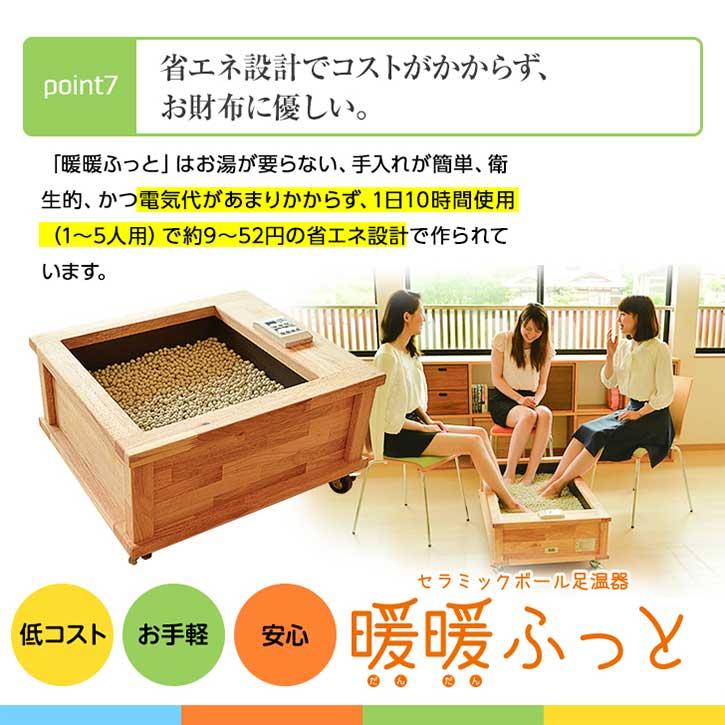 セラミック足湯 暖暖ふっと 2人用 / D-2 SoL セラミックボール 足温器