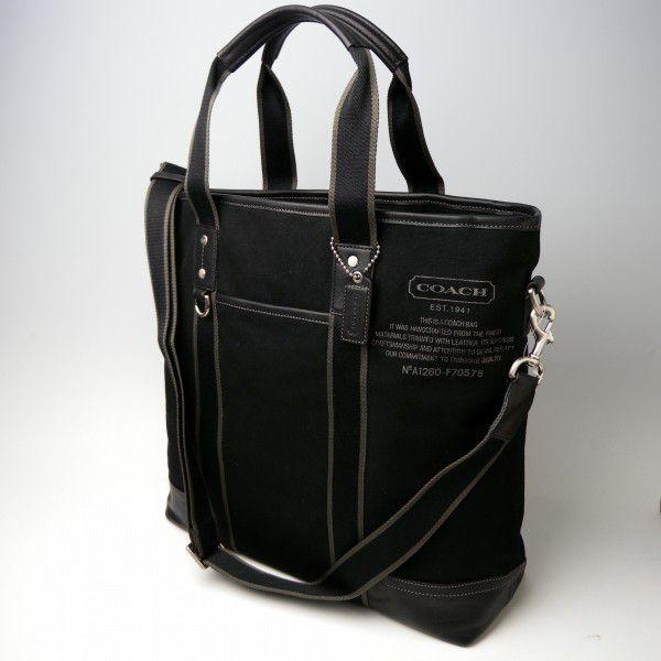 コーチcoachバッグキャンバストート斜めがけ2wayトートバッグメンズcoachコーチ bk E Shopキャリオール 通販 Yahoo ショッピング